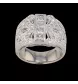 ORIENTAL RING PLATINUM DIAMONDS