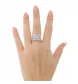 ORIENTAL RING PLATINUM DIAMONDS
