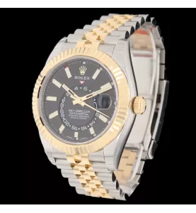 Rolex Sky dweller Gold and Steel