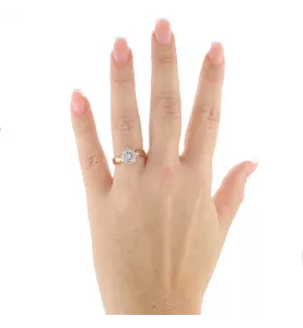 RING AUS GELBGOLD 585