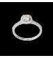 SOLITAIRE OR GRIS 0.54 CARATS