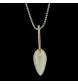 Collier pendentif résine et diamant