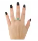 BAGUE OR JAUNE EMERAUDE
