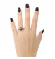 Ring aus Gelbgold mit Saphiren und Diamanten