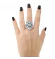 Bague Antonini or gris Topazes et Diamants