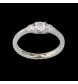 BAGUE OR GRIS 3 DIAMANTS