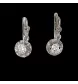 Boucles d'oreilles Or gris 0.66 carats