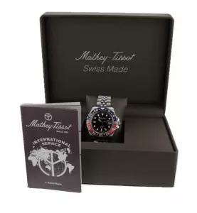 Mathey Tissot GMT Blu Rosso