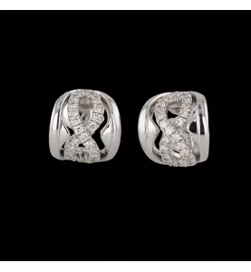 WHITE GOLD DIAMOND EARRINGS