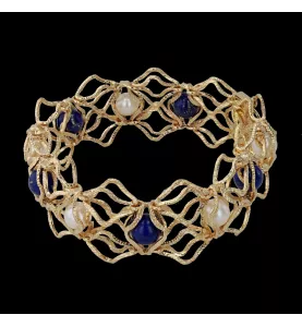 Bracelet or jaune style Gilbert Albert