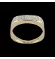 Anello con diamante in oro giallo