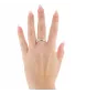 Bague or jaune diamants