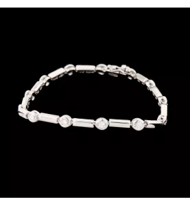 BRACELET OR GRIS DIAMANTS