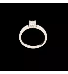 BUCHERER WHITE GOLD SOLITAIRE DIAMOND 0.40 CARAT