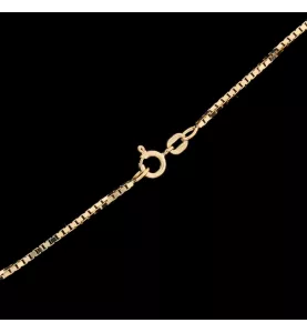 Collier or jaune et diamants