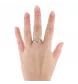 RING AUS GELBGOLD MIT DIAMANTEN