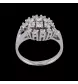 Bague Or gris 750 et diamants 2.10 carats