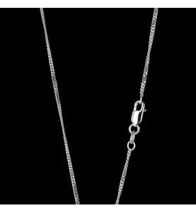 Necklace white gold Pendant Cross and Diamond.