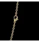 Collana in oro giallo con pendente di diamanti