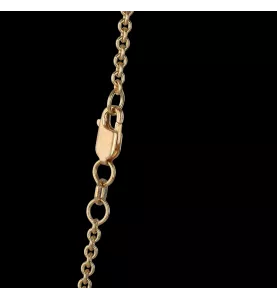 Collier pendentif croix or jaune