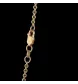 Collier pendentif croix or jaune