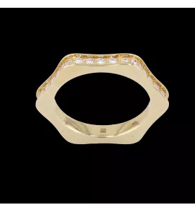 Montblanc Bague Or jaune Diamants