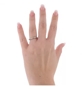Filigraner Ring aus Weissgold