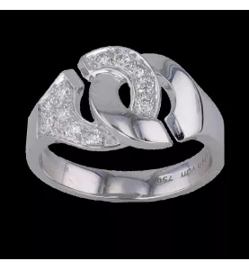 Dinh Van Bague menottes  R10 diamants