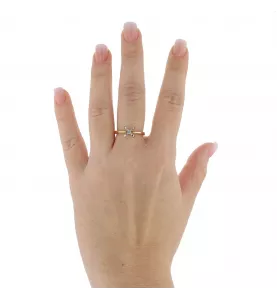 Bague nœud 2 ors
