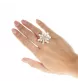 RING BLUME 2 GOLD DIAMANTEN