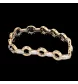 BRACELET 2 GOLD DIAMONDS 1.22 CARAT