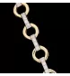 BRACELET 2 GOLD DIAMONDS 1.22 CARAT