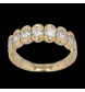 YELLOW GOLD RING WITH 7 DIAMONDS