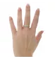 BAGUE OR JAUNE 7 DIAMANTS