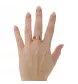 Ring aus Gelbgold Rubin
