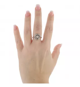 BAGUE OR JAUNE DIAMANTS