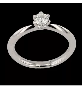 Solitaire Elizza & Co Platinum 0.30 carats