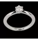 Solitaire Elizza & Co Platine 0.30 carats