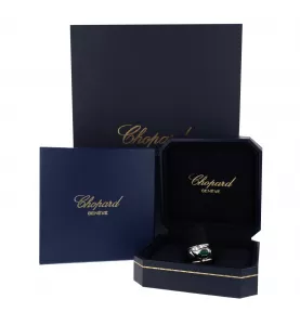 Chopard White gold ring Emerald