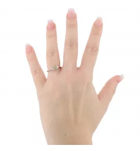 Ring Weissgold 585 Diamanten
