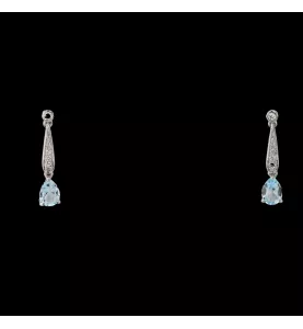 BOUCLES D'OREILLES OR GRIS