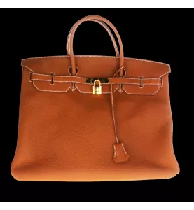 Hermes Birkin 40 Fjord Caramello Oro