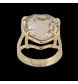 Yellow Gold Quartz Ring