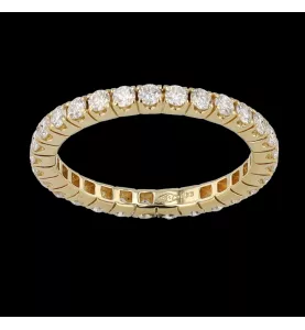 Full round yellow gold 0.87 carats