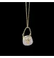 Collana con ciondolo a forma di borsetta