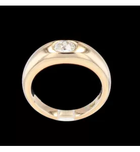 Bague Solitaire or jaune 0.50 carats