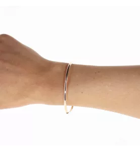 Bracciale bangle in oro rosa