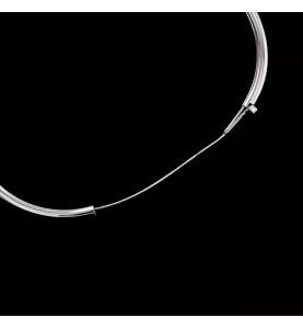 White gold bangle bracelet