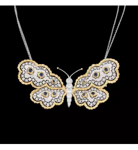 Creation of butterfly pendant necklace