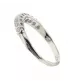 Bague Or gris diamants